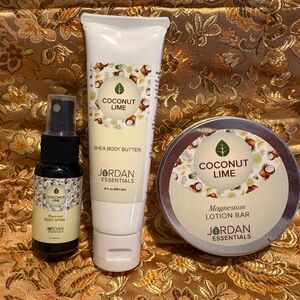 Coconut Lime Gift Set Spa Bundle Lotion Spray Body Butter-Jordan Essentials